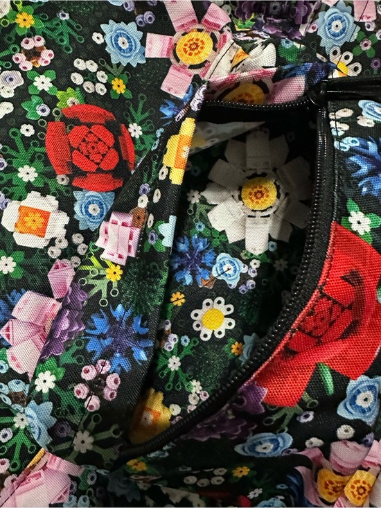 Herschel Floral Print  Backpack in Black Multi main image 10